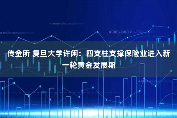 传金所 复旦大学许闲：四支柱支撑保险业进入新一轮黄金发展期